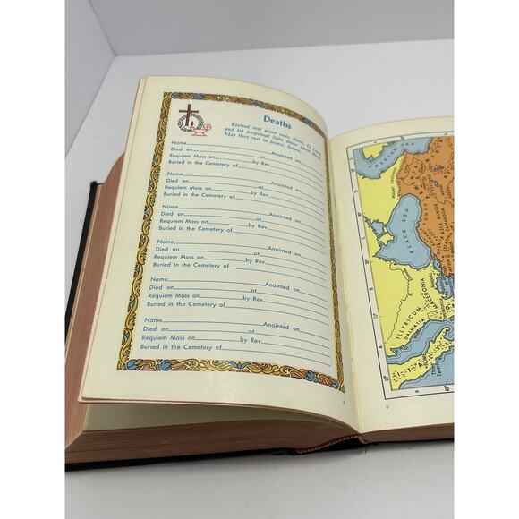 The Holy Bible New Catholic Edition Hardcover Catholic Book Publishing 1957 - Picture 16 of 16